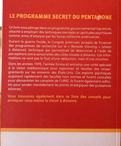 Le programme secret du Pentagone: Des soldats aux pouvoirs paranormaux|Marrs Jim - Picture 2 of 2