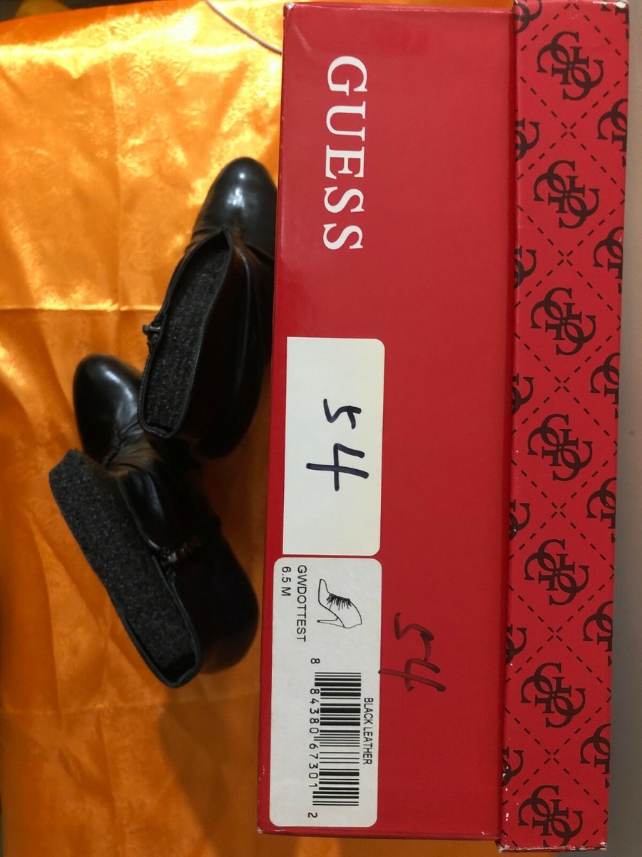 Guess,Gwdottest,Black Leather,6.5 M US | eBay