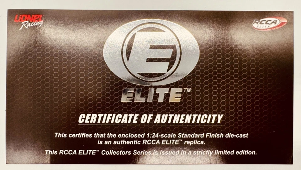 Brad Keselowski 2020 Mustang Pirtek Racing 1/24 精英 NASCAR 压铸真品证明卡! — 第 4/4 张图片