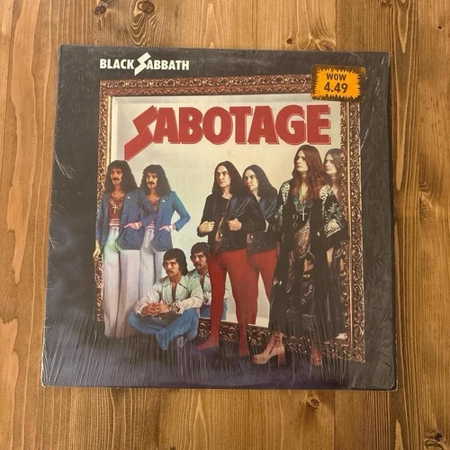 Vintage Black Sabbath Sabotage Vinyl. Pre-Owned vinyl, sold as is.