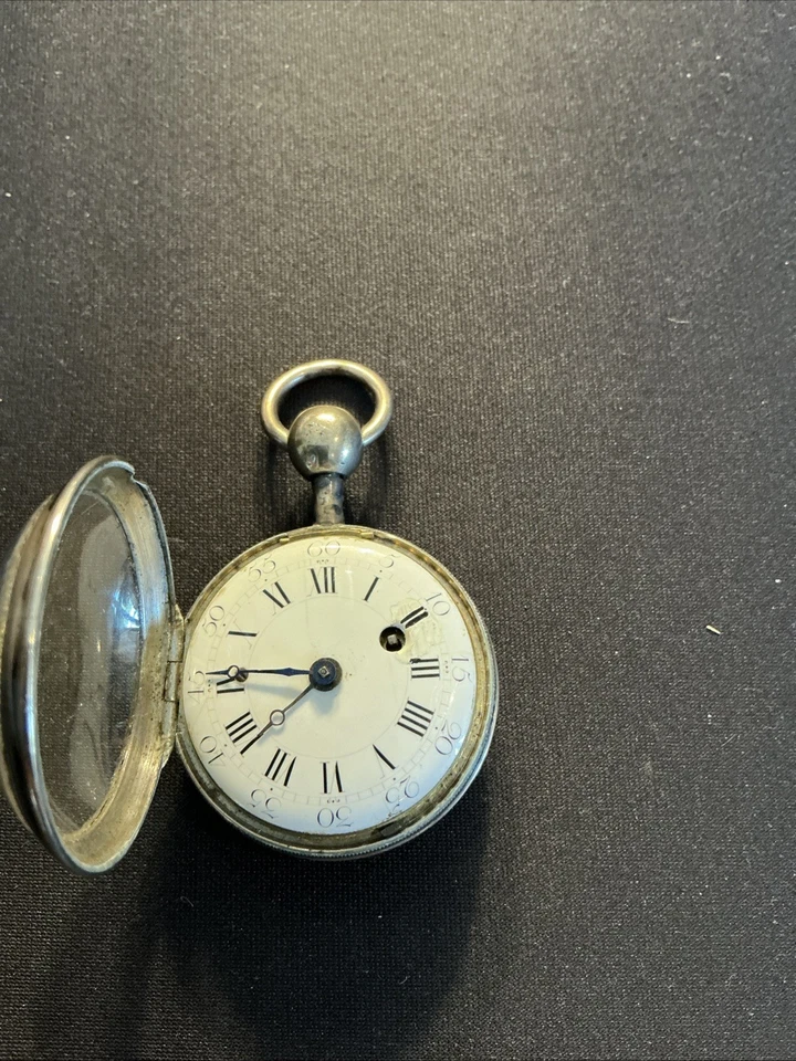 montre à gousset à coq en Argent Roth Genève  - Photo 3/4