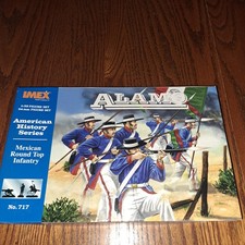IMEX ALAMO MEXICAN ROUND TOP INFANTRY Set No. 717 1/32 Scale Toy Soldiers