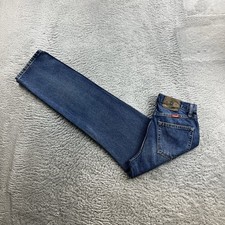 Pantalone jeans uomo vintage Wrangler W29 L30 blu denim regular fit dritto retrò