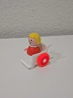 Vintage Fisher Price Little People Children's Hospital Wheelchair With Girl Fig