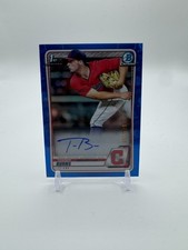 2020 Bowman Draft - Chrome  Picks Autographs Tanner Burns #CDA-TB /150 True BLUE