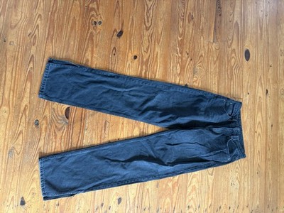 Ksubi s  Straight Black Denim Jeans Cotton Button Solid Dark Wash