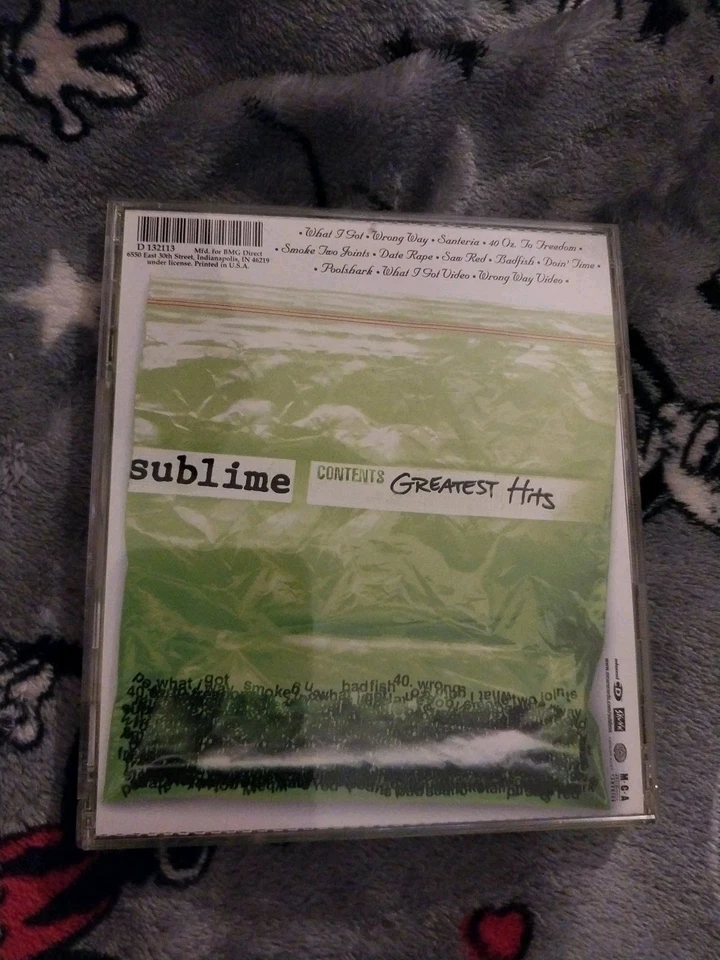 SUBLIME Greatest Hits CD Ska Reggae Rock Band #1 Singles & Best Of Collection PA - Image 2 of 2
