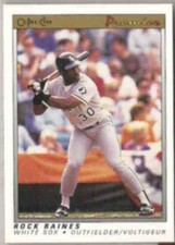 TIM RAINES 1991 Premier #97. WHITE SOX