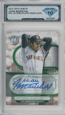 2024 Topps Tribute JUAN MARICHAL Green Auto /99 💎 DSG 10 Gem Mint