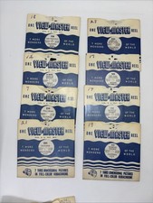 View-Master California 8 Reels Redwoods San Francisco Hollywood Movie Stars Home