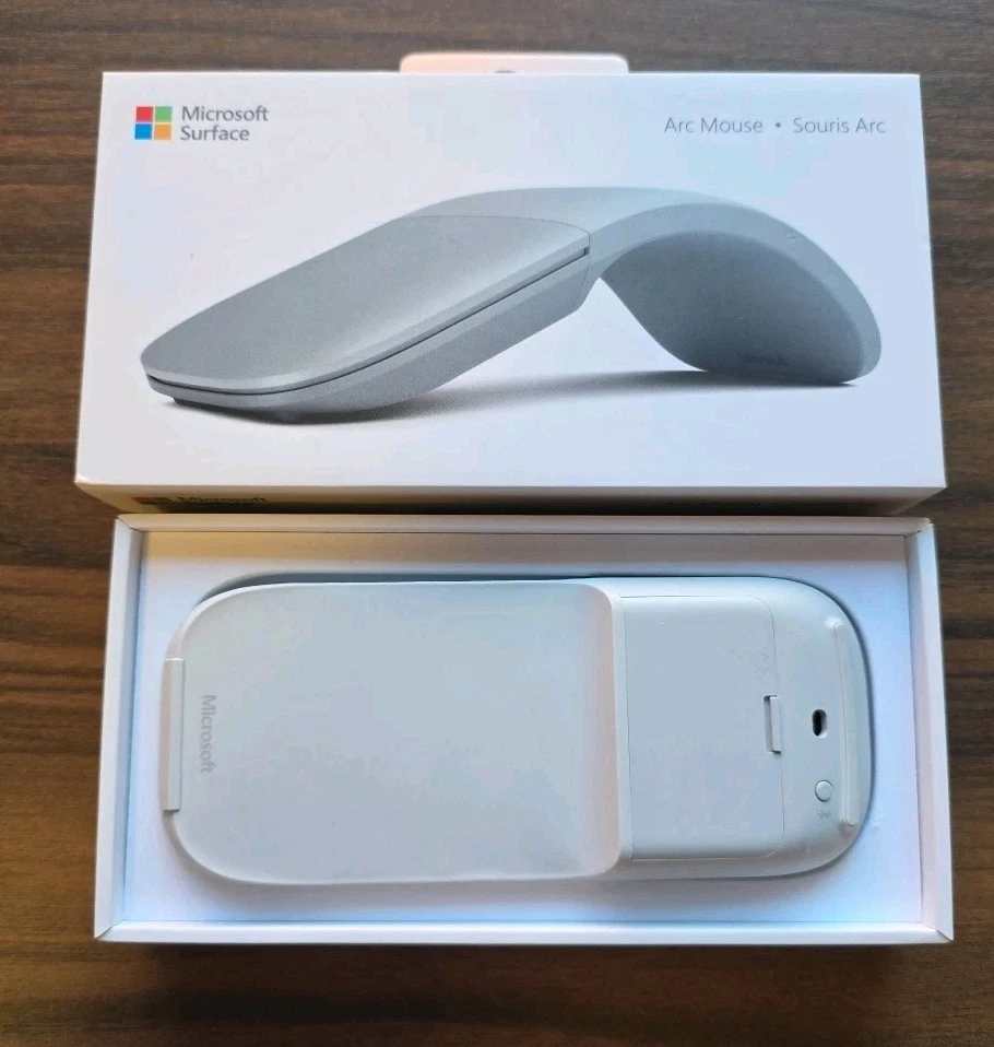 Microsoft Surface Arc Bluetooth Maus - Hellgrau (CZV-00002) - Bild 4 von 4