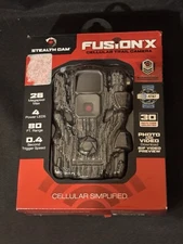 Stealth Cam Fusion X Hunting Trail Monitor Camera 26MP 80' Range (AT&T)
