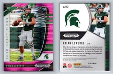 2020 Panini Prizm Draft Picks #142 Brian Lewerke Prizms Pink Pulsar