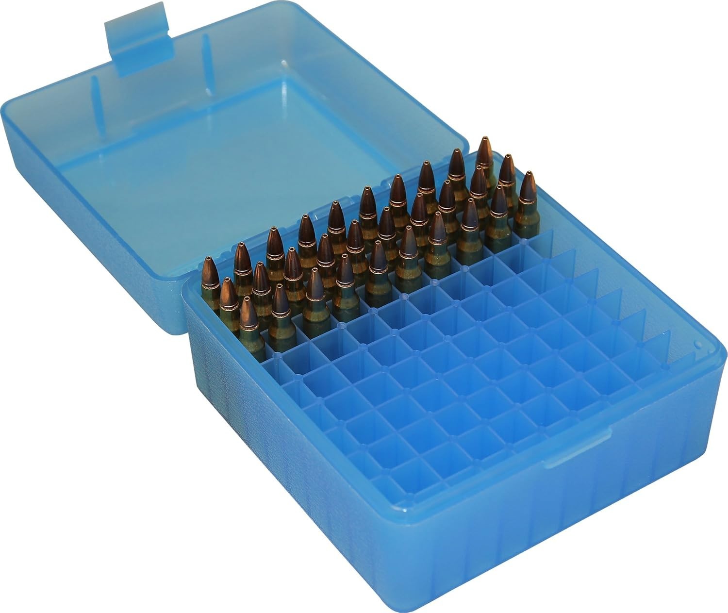 MTM Case-Gard RS-100-24 Rifle Ammo Box 100 Round 223 556 300 Blackout ...
