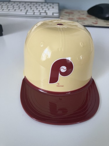 Philadelphia Phillies Old Style Logo Mini Helmet Cream Color MLB Baseball
