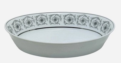 Noritake China Piccadilly 6501 Oval Serving Bowl 9.75 X 7.25 Vintage 1964-70