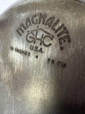Vintage Magnalite GHC 11'' Skillet Frying Pan Professional USA 28cm Aluminum