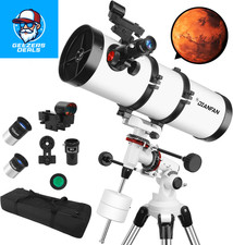 Telescope 150EQ Astronomical Professional Telescope for Adults High Powered, Man