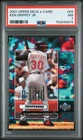 2001 UPPER DECK E-CARD #E8 KEN GRIFFEY JR. PSA 7