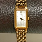 Vintage Seiko Quartz Rainbow Color Dial Gold Plated Japan Ladies Watch Works