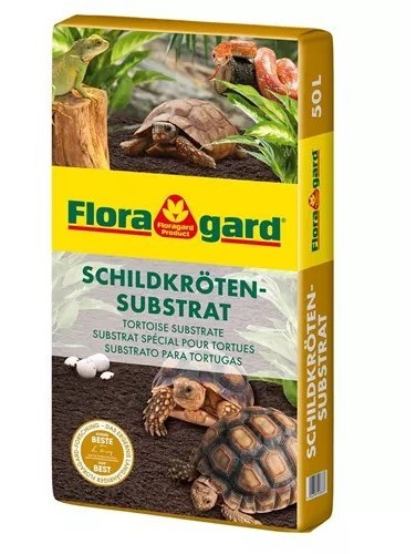 Floragard Schildkrötensubstrat 20 Liter Bodengrund Schildkröte Terrarium