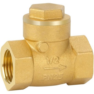 Rückschlagventil Messing 1/2 Zoll Innengewinde Check Valve Rohrverbindung