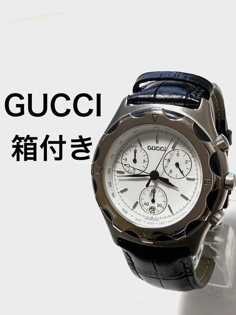 Montre Homme Gucci Chronographe Ceinture à Piles