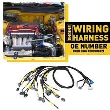 Engine Harness For Honda Civic Integra B16 B18 D16 Obd2 Budget Tucked D B-series