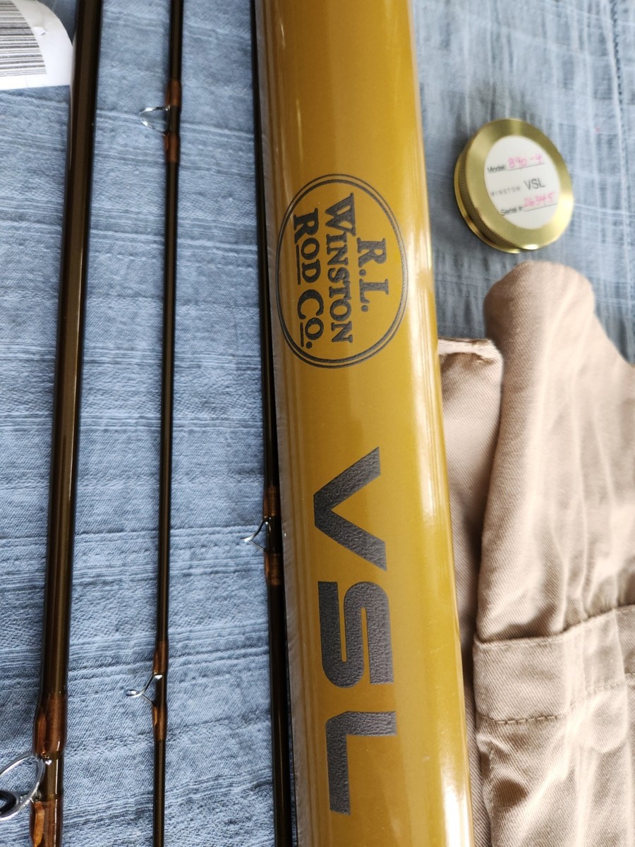R.L. Winston Rod Co. VSL 890-4 Fly Fishing Rod 9ft 8wt 4pc w/ Tube