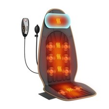 Back Massager for Chair, Heated Seat Cushion Heating  Vibration Back Massager