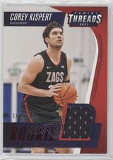 2021 Chronicles Draft Picks Threads Rookie Memorabilia Red Corey Kispert 00gy