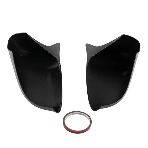 Black Mirror Cover Pair for Lexus IS200t IS250 IS350 GS CT 2009-22 Self-Adhesive