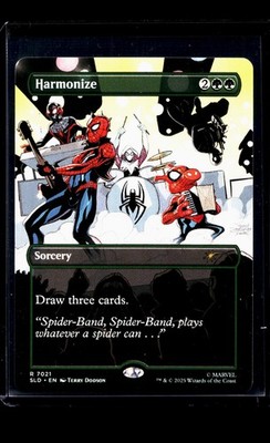 2025 MTG Magic The Gathering SLD Secret Lair Borderless #7021 Harmonize
