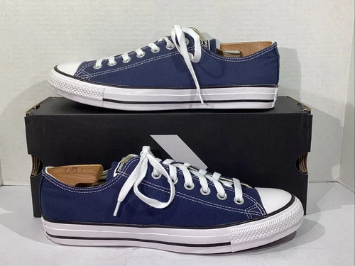 Sneakers basse Converse donna taglia 11 EU 42 5 tela navy All Star OX AJ 1070