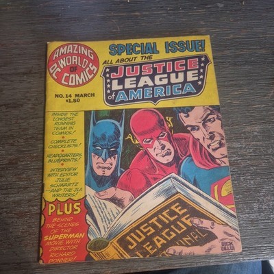 Amazing World of DC Comics #14 March 1977 Justice League of America Fan Magazine