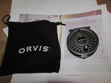 A1 splendido mulinello da pesca a mosca trota orvis battenkill disc drag 5/6 + borsa ecc