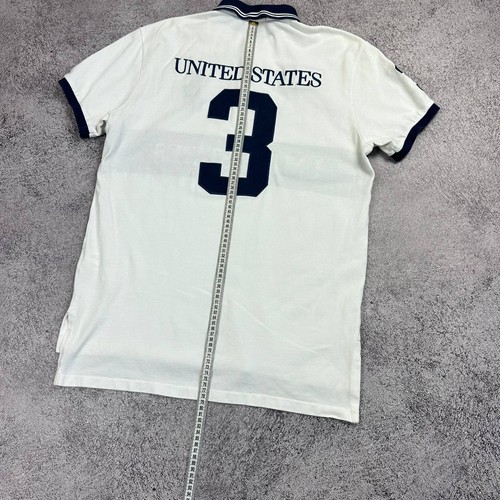 Polo Ralph Lauren T-Shirt Polo United States Y2K Chief Keef Racing Size L - Picture 7 of 10