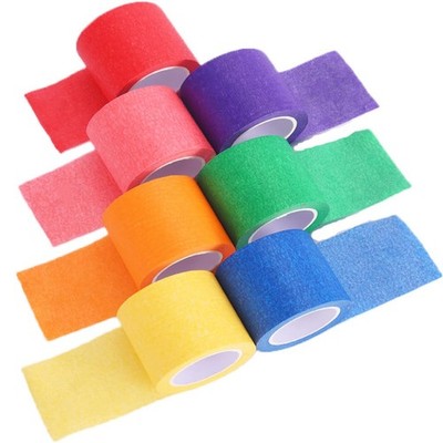 2 Inch Wide Colored Masking Tape, 7 Colors Rolls Painters Tape Art Craft DIY ...