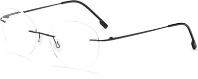 KoKoBin Round Rimless Reading Glasses Super Light Titanium Alloy Reading Aid