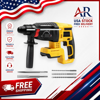 Cordless SDS Hammer Drill for Dewalt 20V MAX Battery, Brushless Rotary Hammer...