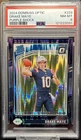 2024 PANINI DONRUSS OPTIC DRAKE MAYE RATED ROOKIE PURPLE SHOCK ⚡️ PSA 8 PATRIOTS
