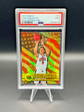TOM GUGLIOTTA 1999-00 Topps Finest Gold Refractor 064/100 PSA 9 Mint (pop 2)