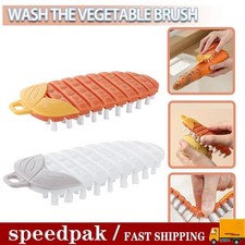 1X Flexible Vegetable Brush Fruit and Vegetable Cleaning Potato Scrubber