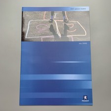 2000 Peugeot 806 Special Models Brochure ? UK Market