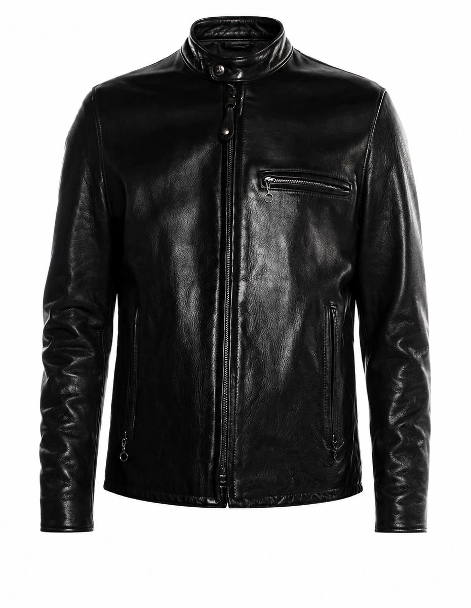 Schott Cafe Racer Jacket In Men's Coats & Jackets for sale | eBay