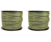 Electric Fence / Fencing Rope Green 2 X 400 Meters 6mm Electric Fence / Fencing Rope Green 2 X 400 Meters 6mm