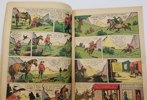 Cómic Dell cuatro colores #66 Gene Autry Trail of Terror - Western vaquero cantando - Imagen 6 de 7