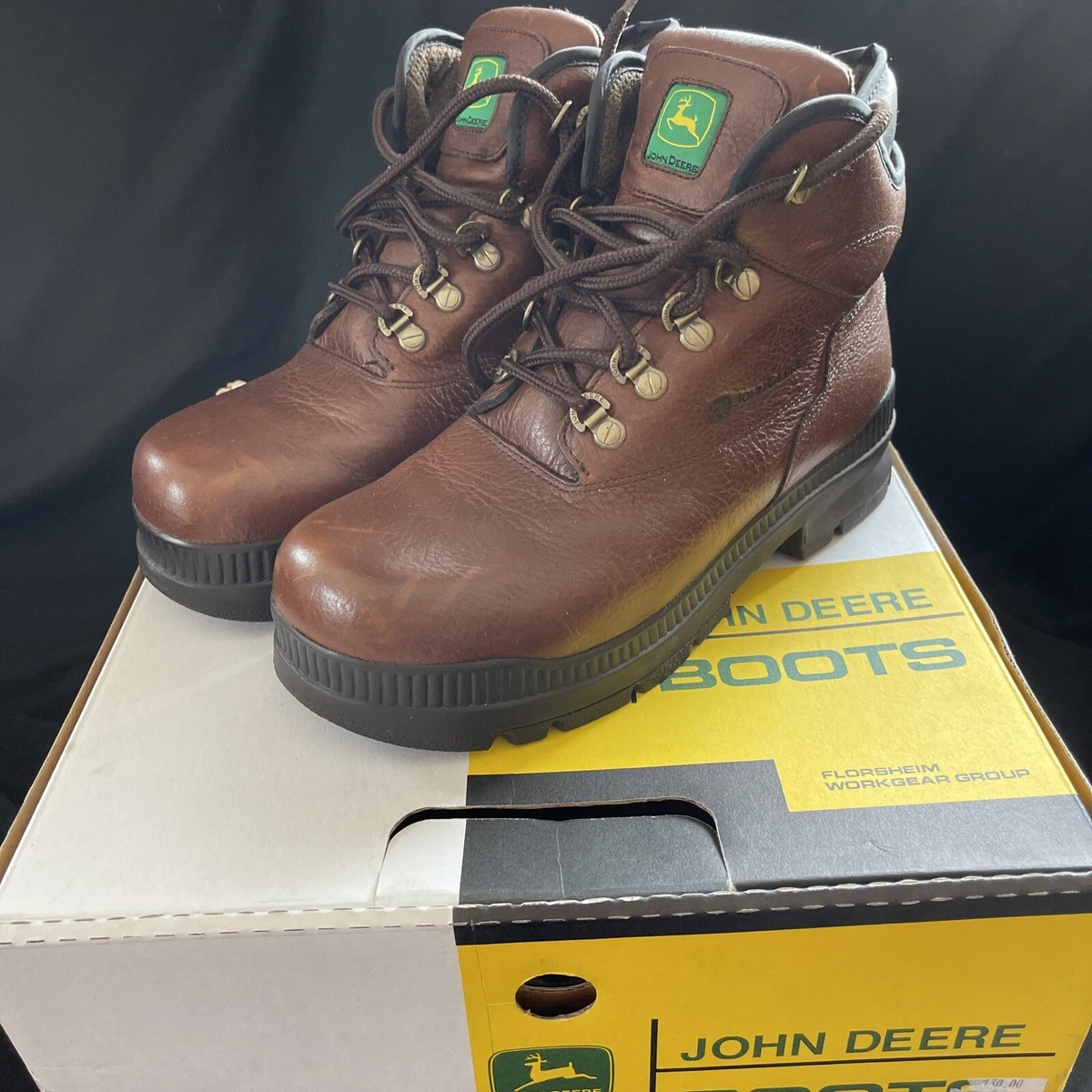 John deere lace store up boots