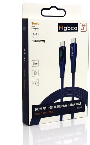 Mgbca Sonic Fast Charge USB-C Cable For iPhone 16 /15 /16/15 Pro, 100W Display - Picture 24 of 36