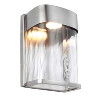 Badezimmerleuchte Wandleuchte Wandlampe Led Bad Stahl Alu Silber IP44 Silber